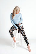 Powder-Blue Soft Knit Top