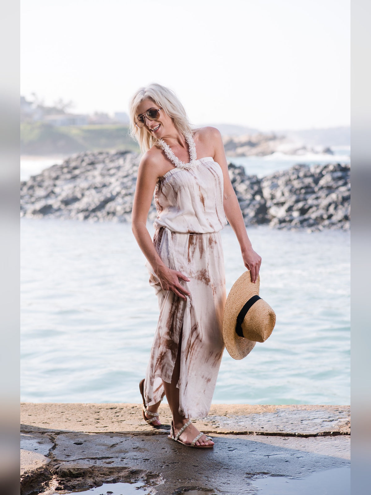 Ruched Jersey Maxi Dress