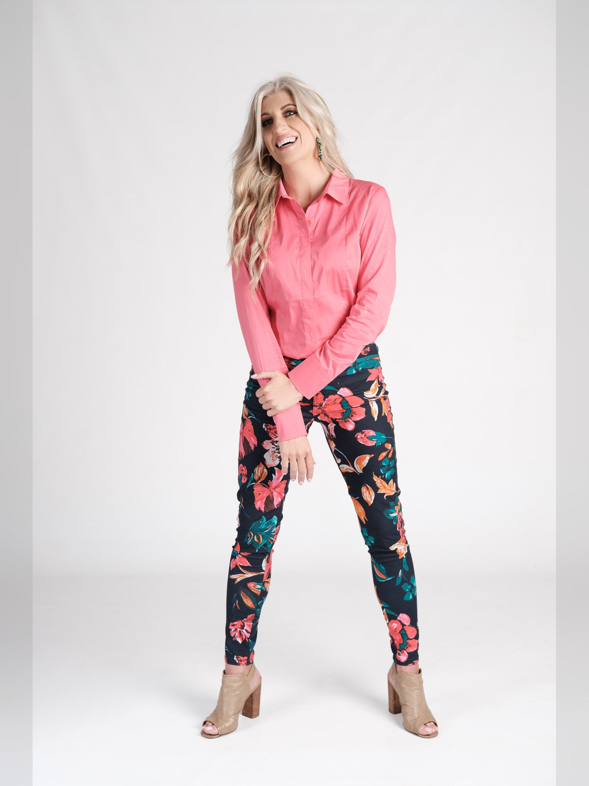 Long-Sleeve Button-Up Shirt
