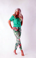 Floral Skinny Pants